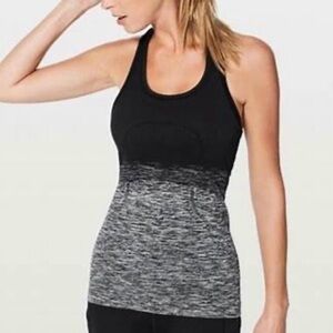 Black and grey Ombré Lululemon tank top